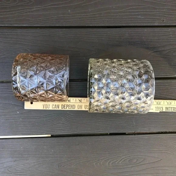 Patterned  Glass Candleholders - Picture 8 of 8